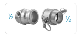 Camlock Set - 1/2 inch